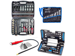 Набір інструментів 5в1(набір 111 од + набір 57 од + нaбіp шecтигpaнників Г-пoдібниx 7oд + ключі 12 од + магніт)Profline 61085-213