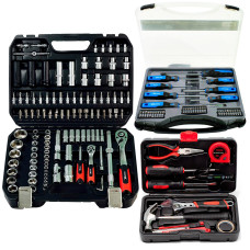 Набор инструментов 3в1 (набор 111 ед + набор слесарный 10 ед + набор 38 ед) Profline 61085-227