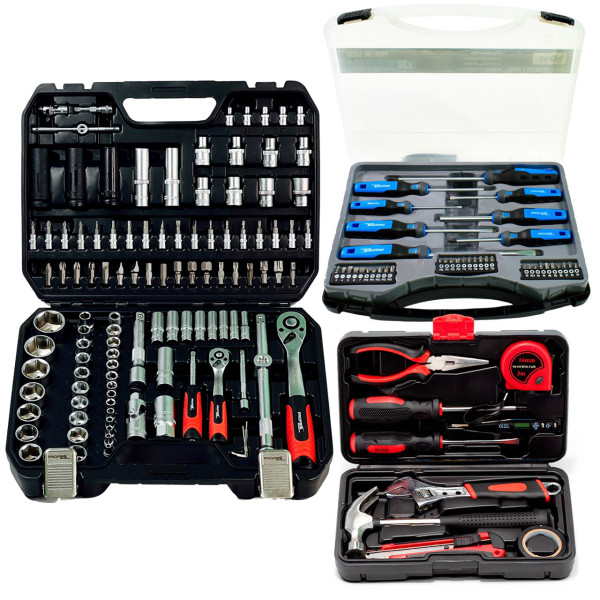 Набор инструментов 3в1 (набор 111 ед + набор слесарный 10 ед + набор 38 ед) Profline 61085-227