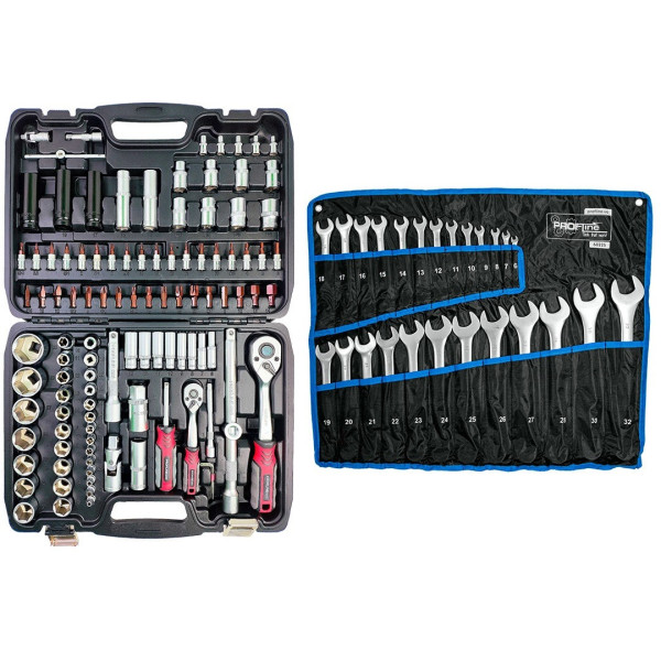 Набор инструментов 2в1 (набор 111 ед + ключи 25 ед) Profline 61085-305