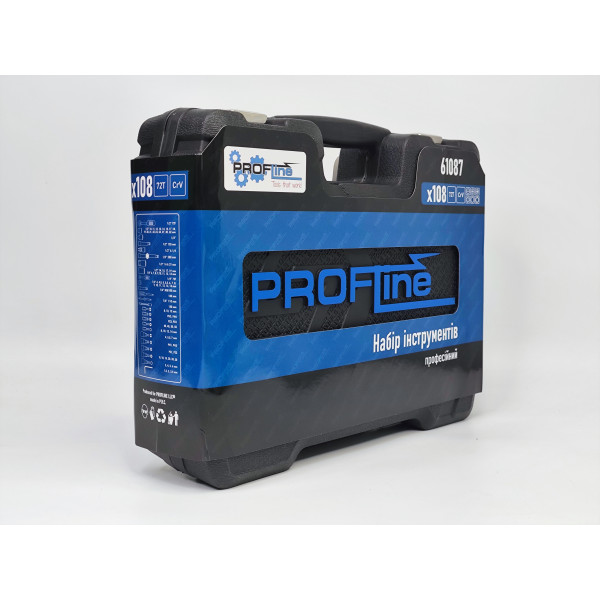 Профессиональный набор инструментов 108 ед. Profline 61087