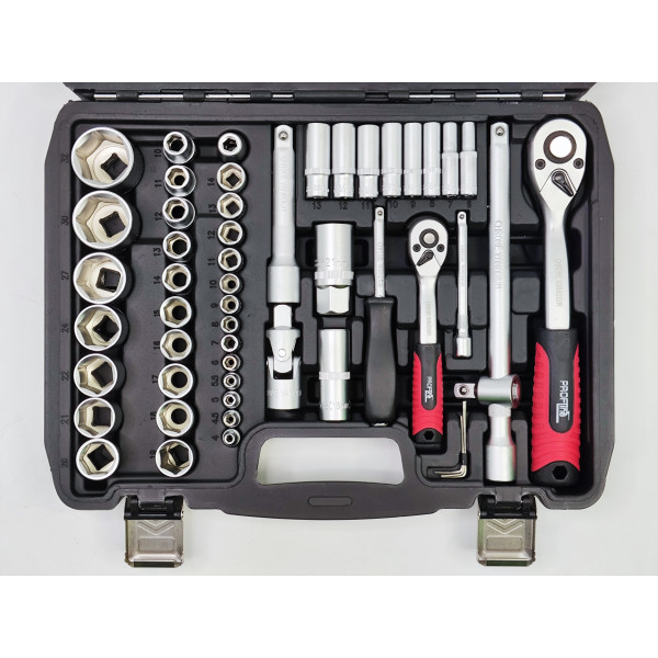 Набор инструментов 2в1 (Набор 108 ед. + Набор отверток профессиональных в кейсе 7 ед. с намагничивателем) Profline 61085-203-1