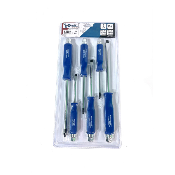 Набор ударных отверток эргономических 6 ед Profline 63106