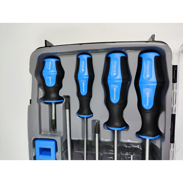 Набор отверток профессиональных в кейсе 7 ед. с намагничивателем Profline 63108