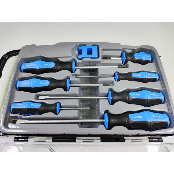 Набор отверток профессиональных в кейсе 7 ед. с намагничивателем Profline 63108