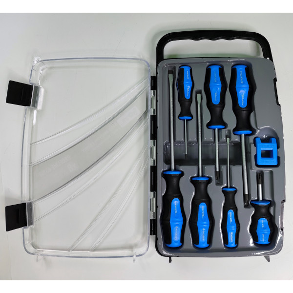 Набор инструментов 2в1 (Набор 108 ед. + Набор отверток профессиональных в кейсе 7 ед. с намагничивателем) Profline 61085-203-1