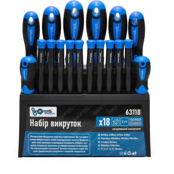 Набор инструментов 4в1(набор 72 ед + слесарный набор + отвертки 18 ед + магнит)Profline 60725-207