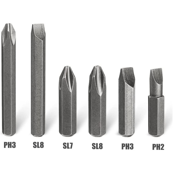 Ударно-поворотная отвертка 1/2" с набором бит 7 ед Profline 63431