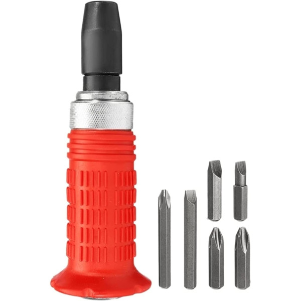 Ударно-поворотная отвертка 1/2" с набором бит 7 ед Profline 63431