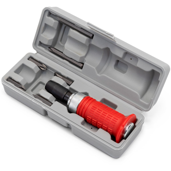 Ударно-поворотная отвертка 1/2" с набором бит 7 ед Profline 63431