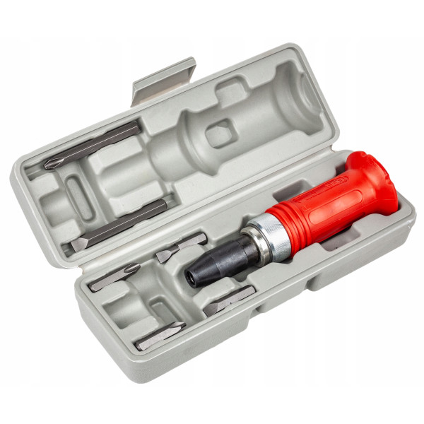 Ударно-поворотная отвертка 1/2" с набором бит 7 ед Profline 63431