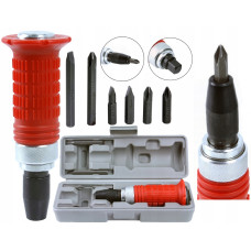 Ударно-поворотная отвертка 1/2" с набором бит 7 ед Profline 63431