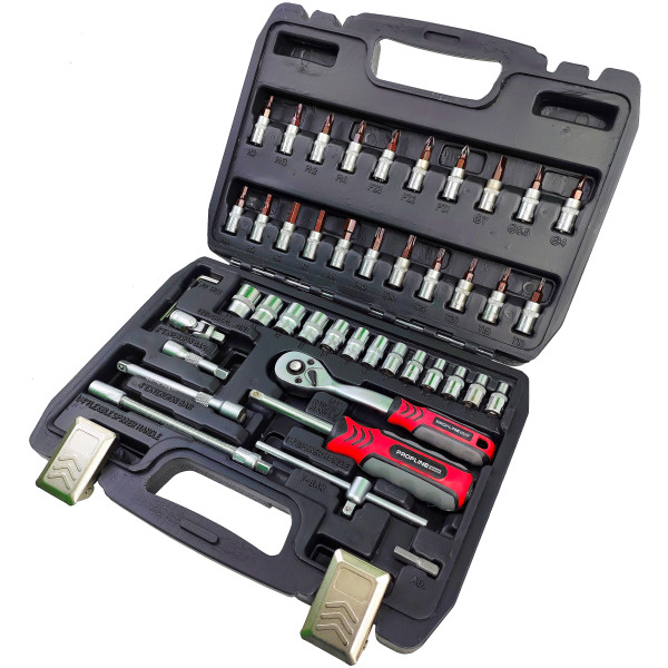 Набор инструмента 46 ед., 1/4 ", Cr-V Profline 68046Q