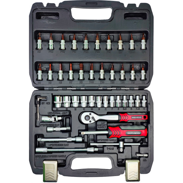 Набор инструмента 46 ед., 1/4 ", Cr-V Profline 68046Q