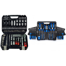 Профессиональный комплект инструментов 2в1 (набор 111 ед.+ отвертки 63 ед.) Profline 68111-109