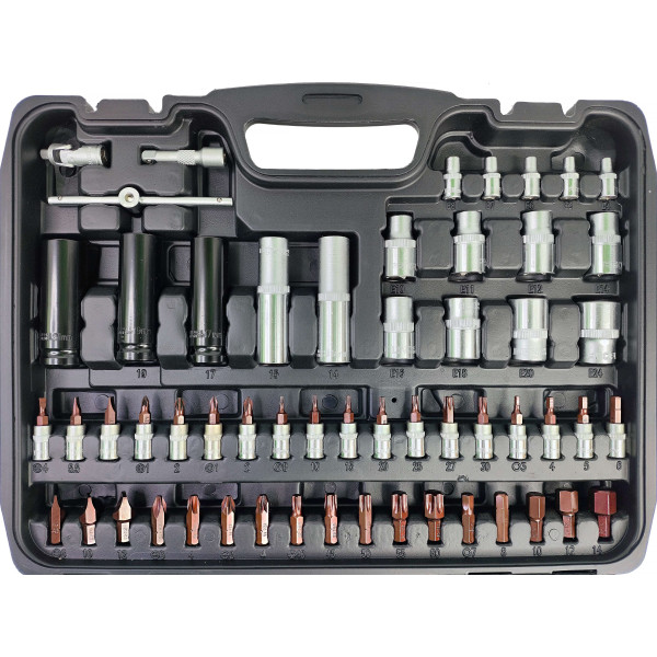 Набор профессиональных инструментов 1/2 "& 1/4" 111 ед., Cr-V Profline 68111Q