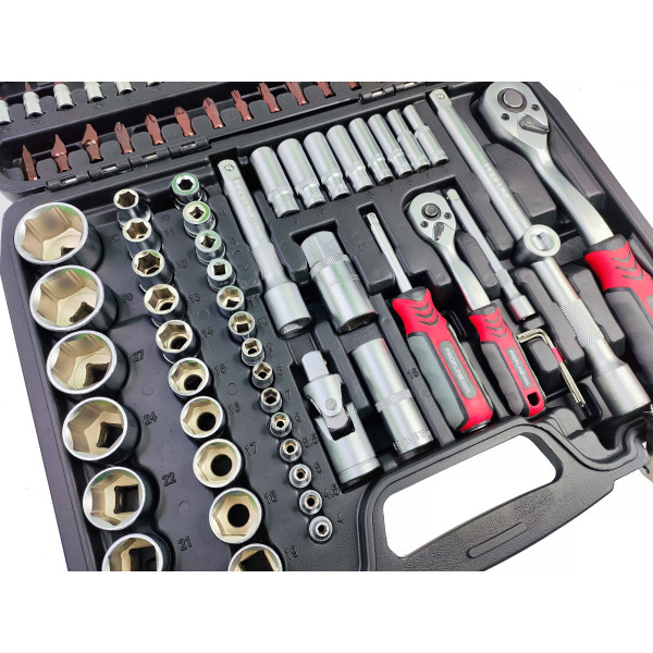 Набор профессиональных инструментов 1/2 "& 1/4" 111 ед., Cr-V Profline 68111Q