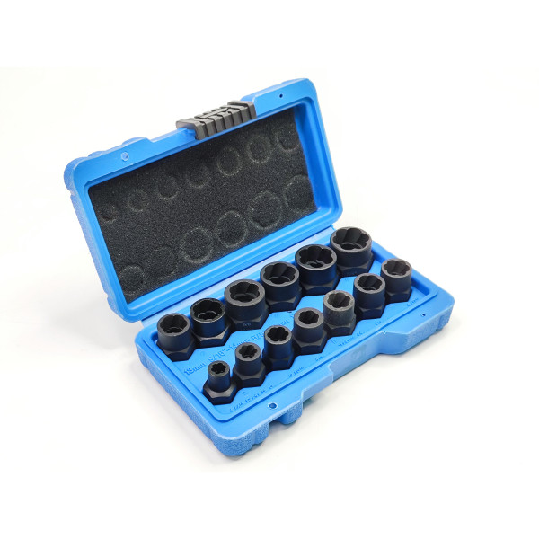 Набор головок для повреждённых болтов и гаек 3/8", 9–19 мм, 13 шт Profline 68938