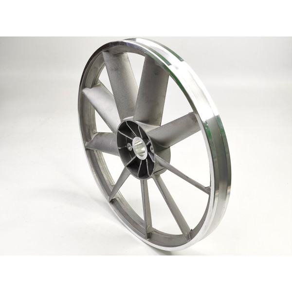 Шкив к компрессору двойной диаметр 320 мм. (Железный) 21,7мм * 24мм под шпонку Profline 7032C360