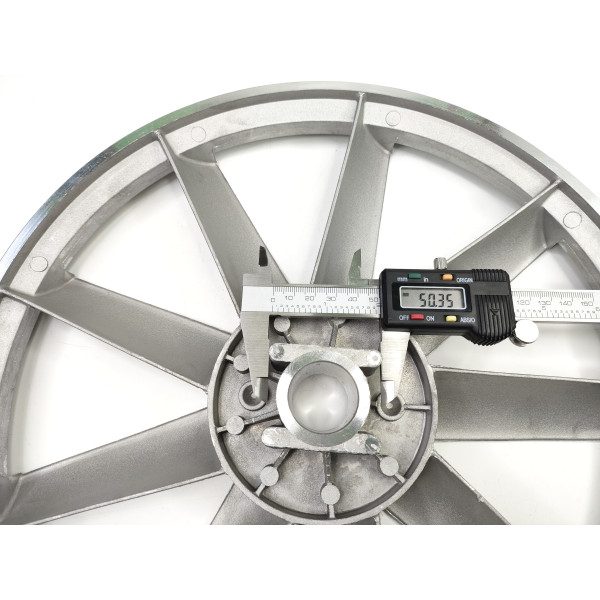 Шкив к компрессору двойной диаметр 320 мм. (Железный) 21,7мм * 24мм под шпонку Profline 7032C360