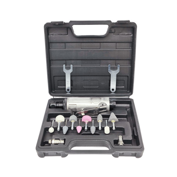 Шлифмашинка пневматическая 1/4" + набор камней Profline 71103