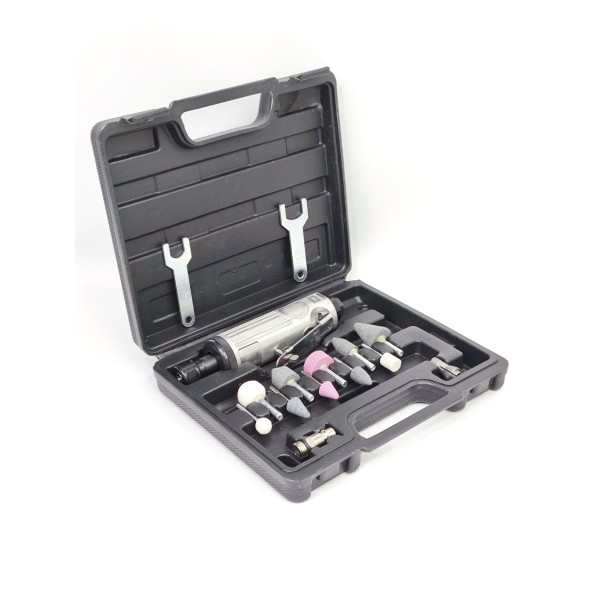 Шлифмашинка пневматическая 1/4" + набор камней Profline 71103