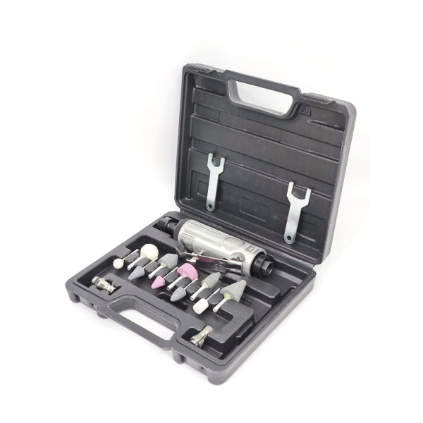 Шлифмашинка пневматическая 1/4" + набор камней Profline 71103