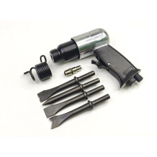 Зубило пневматическое с набором насадок 4 ед. (цилиндрический хвостовик) Profline 77013