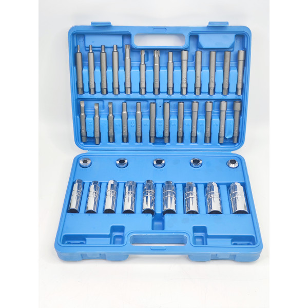 Набор сервисных ключей для ремонта стоек, 39 шт. Profline 80600