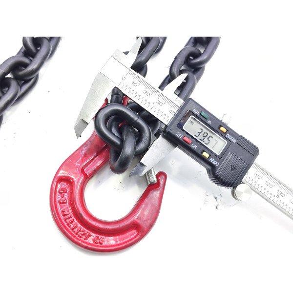 Цепь для рихтовки с крюком 5/16" G80 3м (мелкое звено) Profline 97002