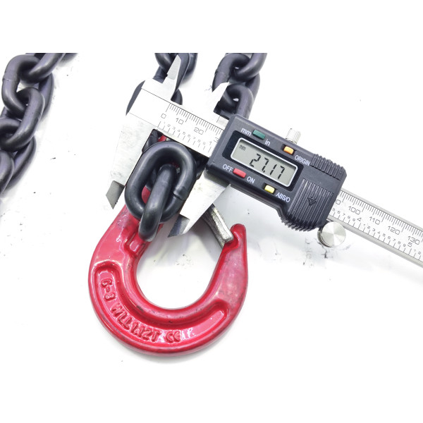 Цепь для рихтовки с крюком 5/16" G80 3м (мелкое звено) Profline 97002