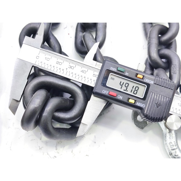 Цепь для рихтовки с крюком 3/8" G80 3м (крупное звено) Profline 97003