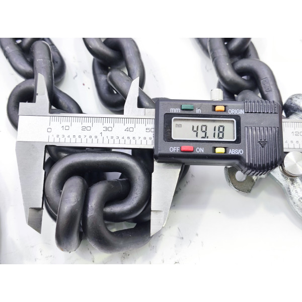 Цепь для рихтовки с крюком 3/8" G80 3м (крупное звено) Profline 97003