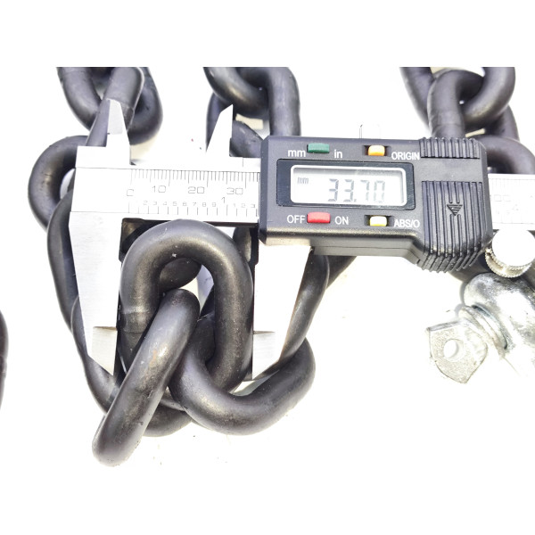 Цепь для рихтовки с крюком 3/8" G80 3м (крупное звено) Profline 97003