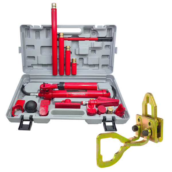 Растяжка гидравлическая 10 тонн Profline 97060 + Зажим рихтовочный 3 тон Profline 97060-205