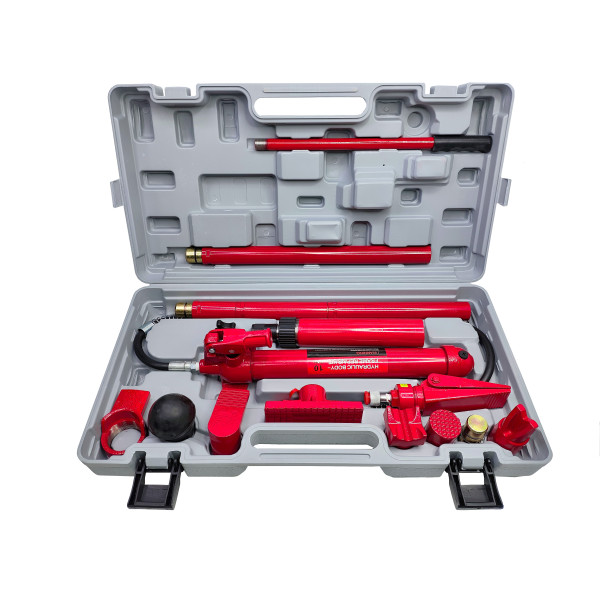 Набор инструмента 3в1 (комплект растяжек гидравл. 10т + стяжка гидравл.5т + набор 46 ед) Profline 97060-112