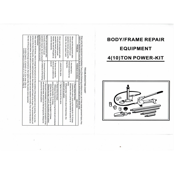 Комплект растяжек 10 тонн 97060 + Стяжка гидравлическая 5 тонн + Зажим рихтовочный 5 тонн Profline