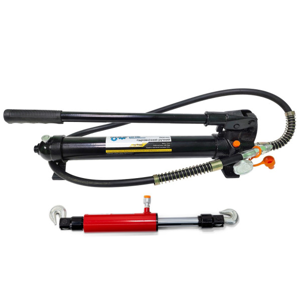 Насос гидравлический 10 тонн + Стяжка гидравлическая 10 тонн крюки двигаются Profline 97105-102