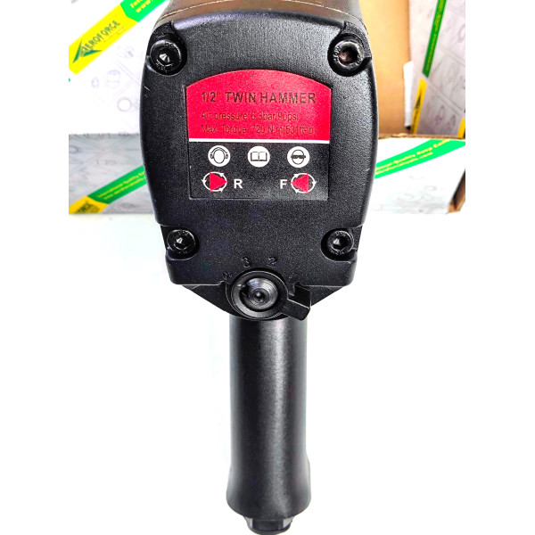 Гайковерт пневматический ударный 1/2' (720 Нм, 7500 об/мин, 3 кг) Aeroforce AE-12B01B2