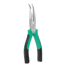 Длинногубцы изогнутые 200 мм 8" Aeroforce AE-1818-8