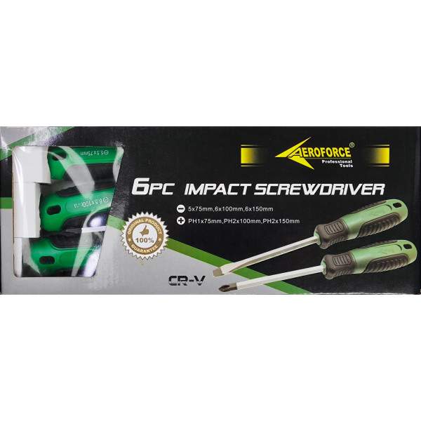 Набор отверток 6 ед. Aeroforce AE-31116-1