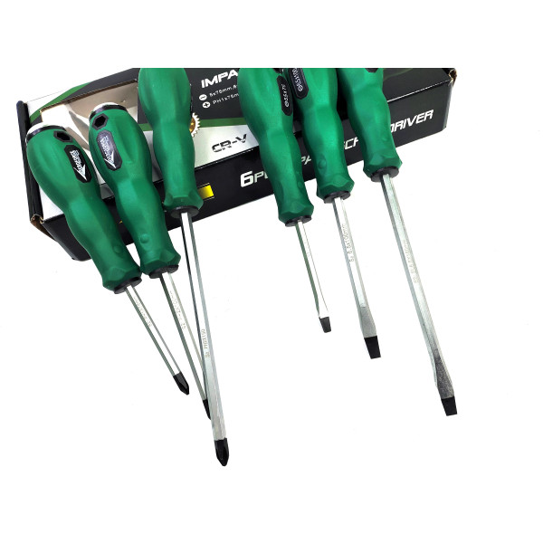 Набор ударных отверток 6 ед. Aeroforce AE-31116-2