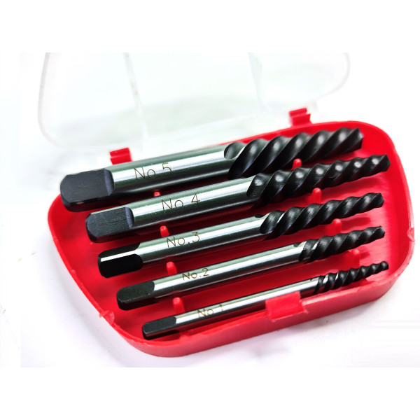 Набор экстракторов для сломанных болтов 5 ед. Aeroforce AE-33505