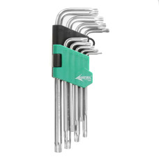 Набор ключей TORX 9шт. (Т10-Т50) Aeroforce AE-7147-1