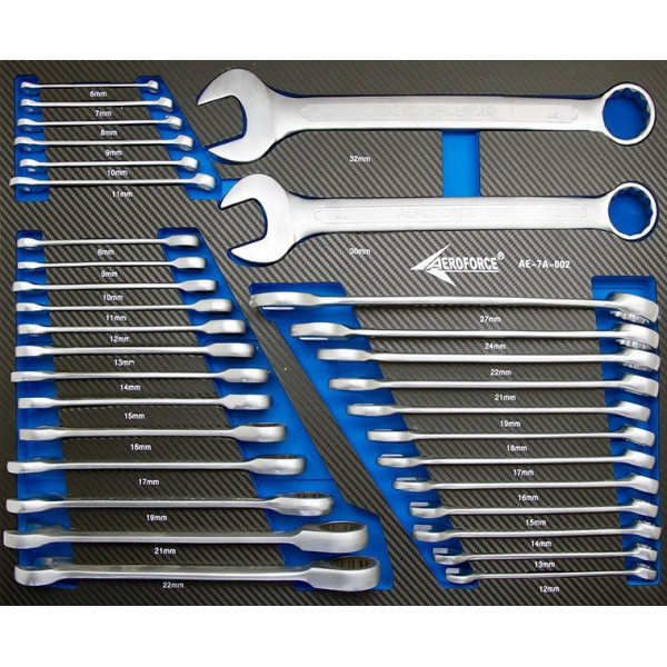 Тележка на колесах с инструментами 7 секций 260 ед. Aeroforce AE-7A