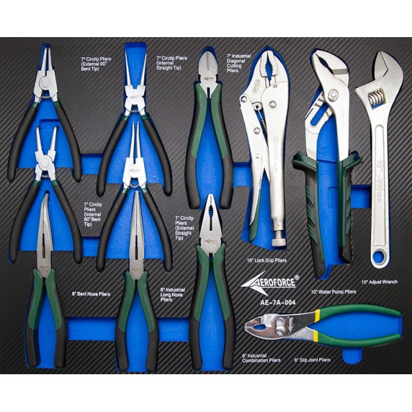 Тележка на колесах с инструментами 7 секций 260 ед. Aeroforce AE-7A