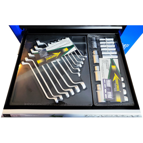 Тележка на колесах с инструментами 7 секций 272 ед. Aeroforce AE-7B