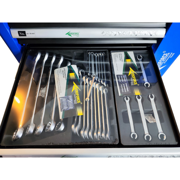 Тележка на колесах с инструментами 7 секций 272 ед. Aeroforce AE-7B