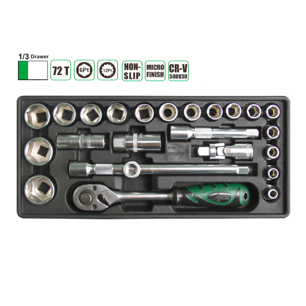 Тележка на колесах с инструментами 7 секций 272 ед. Aeroforce AE-7B