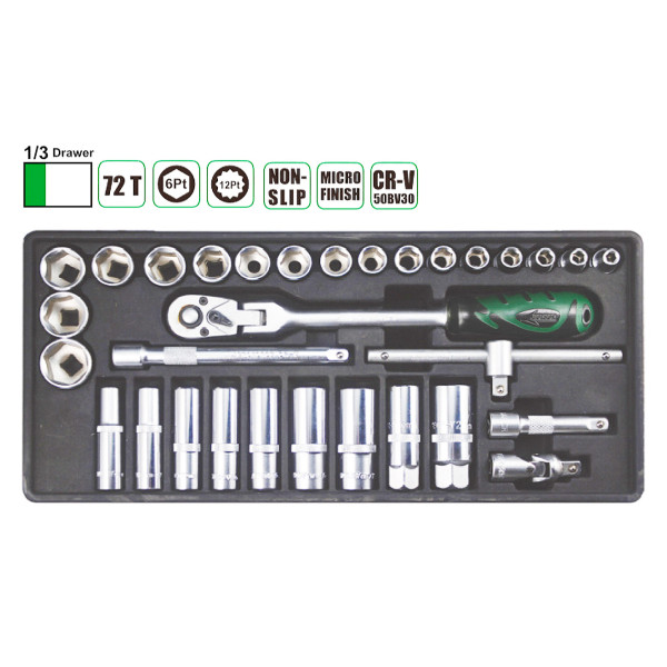 Тележка на колесах с инструментами 7 секций 272 ед. Aeroforce AE-7B